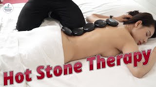 Hot Stone Therapy For A Beautiful Actress