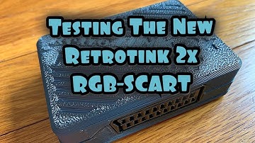 Testing the new Retrotink2x RGB-SCART