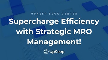 Maximizing Business Efficiency through Strategic MRO Management | Masterminds in Maintenance