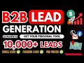 Generate 10000 leads with this b2b lead generation  email extractor tool automatically