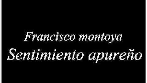 Francisco Montoya - Sentimiento Apureño