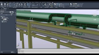 [AP3D] PIPE RACK PIPING-11 (Autocad Plant 3D Tutorial - Support-3)