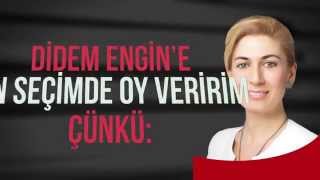 Didem Engin'e Ön Seçimde Oy Veririm. Çünkü:... Resimi