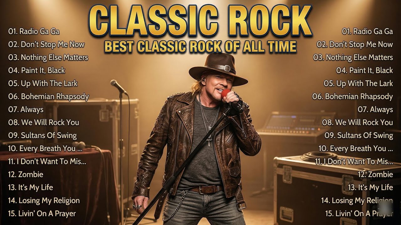 Top 100 Classic Rock Songs Of All Time🔥Metallica, Queen, ACDC