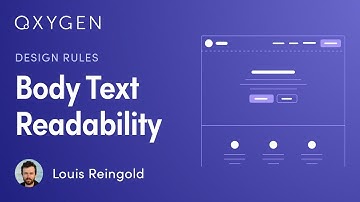 Design Rules: Body Text Readability is Paramount