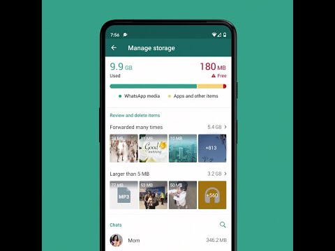 New storage management tool on WhatsApp