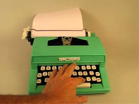 Typewriter Video Series - Episode 231: Petite Toy Typewriter 