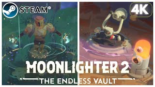 Moonlighter 2 Demo – All Bosses from The Endless Vault (4K Gameplay)