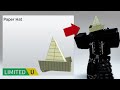 How to get paper hat free roblox item now limited ugc