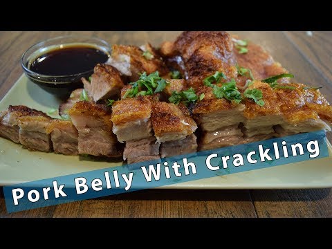 Pork Belly With Crackling - Tender Pork - Crispy Skin Pork Belly With Crackling - Tender Pork - Crispy Skin