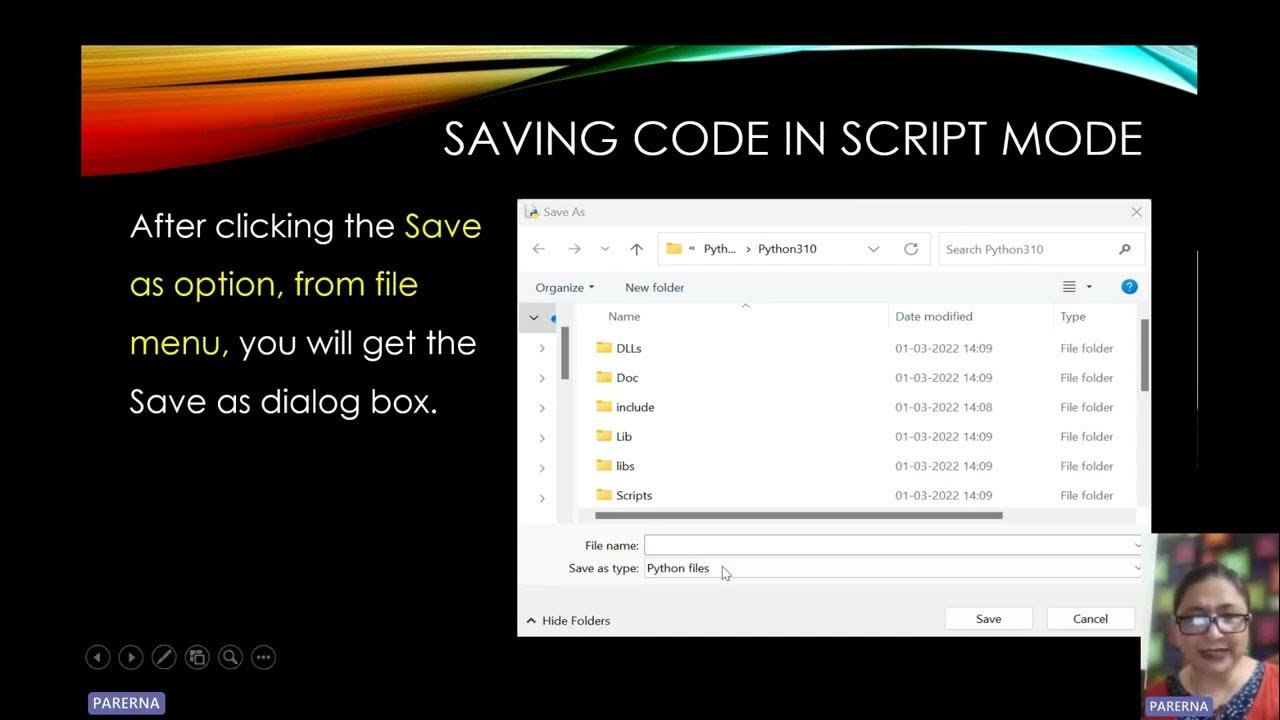 Working in script mode | Introduction to python, Part - 3 - YouTube