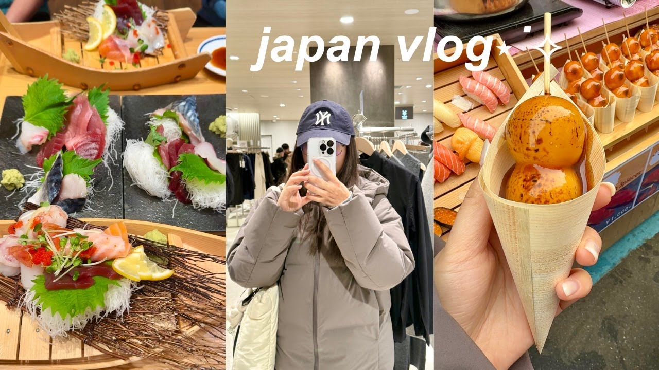 JAPAN VLOG 🍡 a week in Tokyo, cosme, teamLab Planets, Tsukiji market, and yummy local recs 🧸˚ ༘ ೀ⋆｡˚