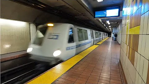 BART: A2 car 1248 at 24th St Mission (Green Line)