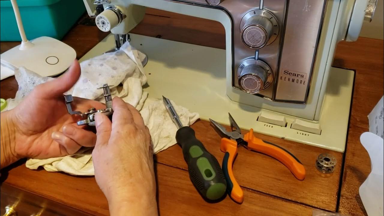kenmore 158.1802 fix bobbin winder YouTube