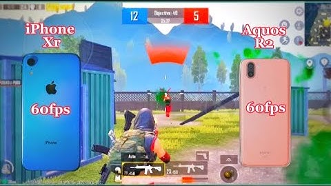 IPHONE XR VS SHARP AQUOS R2 PUBG TEST IN 2022 || iPhone XR pubg test || PUBG mobile/Bgmi