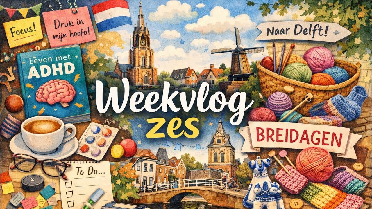 Weekvlog 6! #breidagen #adhd #Delft 