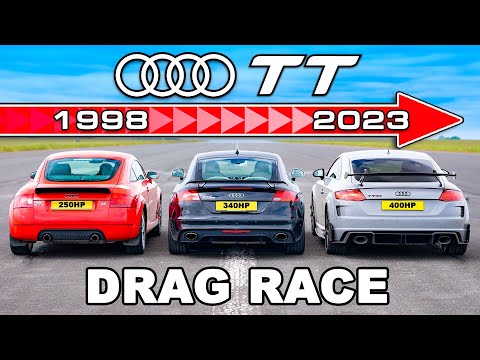 Audi TT Generations DRAG RACE