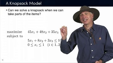 Knapsack 5 - relaxation, branch and bound - Discrete Optimization