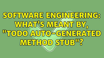 Software Engineering: What