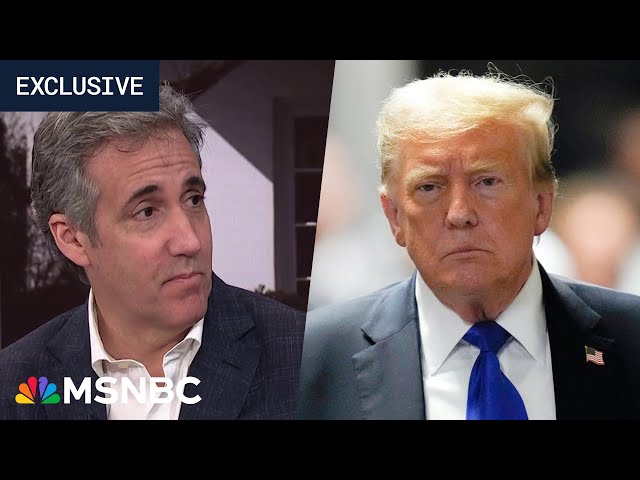 See Michael Cohen's first reaction to Trump's historic guilty verdict | MSNBC Exclusive class=
