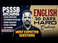 PSSSB Excise Inspector 2026 | English Classes By Rohit Sain #1