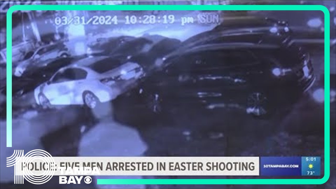 Five men arrested in Easter Sunday shooting with ties to rapper Rod Wave