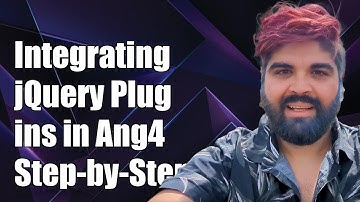 Integrating jQuery Plugins in Angular 4: A Step-by-Step Guide