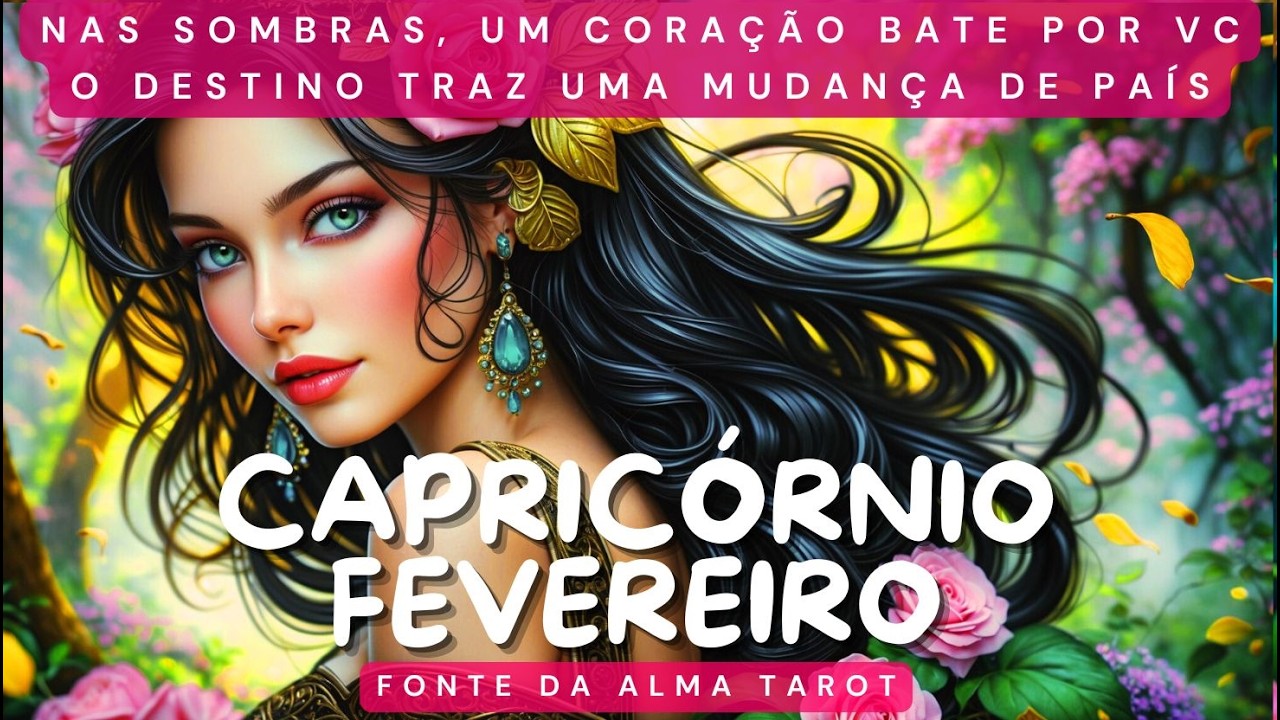 ♑CAPRICÓRNIO FEVEREIRO❤️ALGUÉM SOFRE POR VC, AMOR QUE AINDA VIVE, CONVITE INESPERADO, ESTRANGEIRO✈️