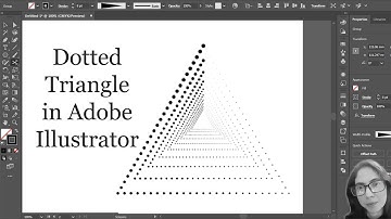 How to make Dotted Triangles in Adobe Illustrator