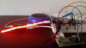 Equalizer effect for RGB LED strip with LightShowPi on a Raspberry Pi Zero