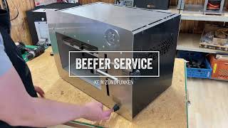 Service und Reinigung eines Beefers