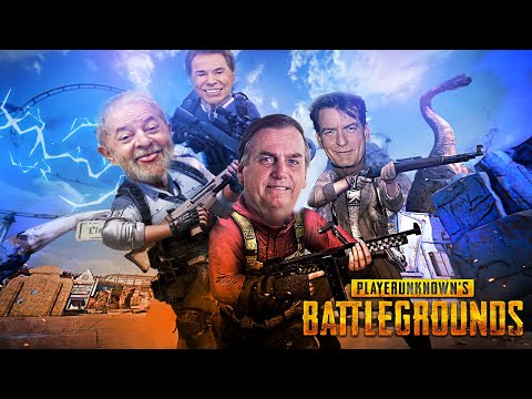 O que acontece quando Bolsonaro, Lula, Charlie Sheen e Silvio Santos se encontram no PUBG ?😂deu Win🔥