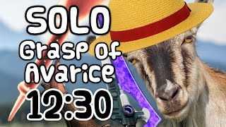 Grasp Of Avarice (NO SERVITOR SKIP) Solo WR (12:30)
