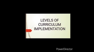 CHAPTER 5 CURRICULUM IMPLEMENTATION