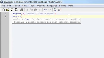 Autoit - How to make a MSGBOX   Video number 1
