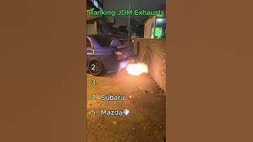Top 5 Craziest JDM Exhaust Sounds 🔥 #jdm #supra #mazda #honda #subaru #exhaust #exhaustsound #gtr