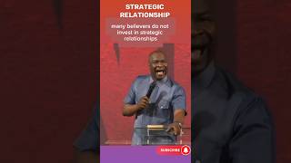 Building Strategic Relationship: Your need is Your Point of Contact: Apostle Joshua Selman