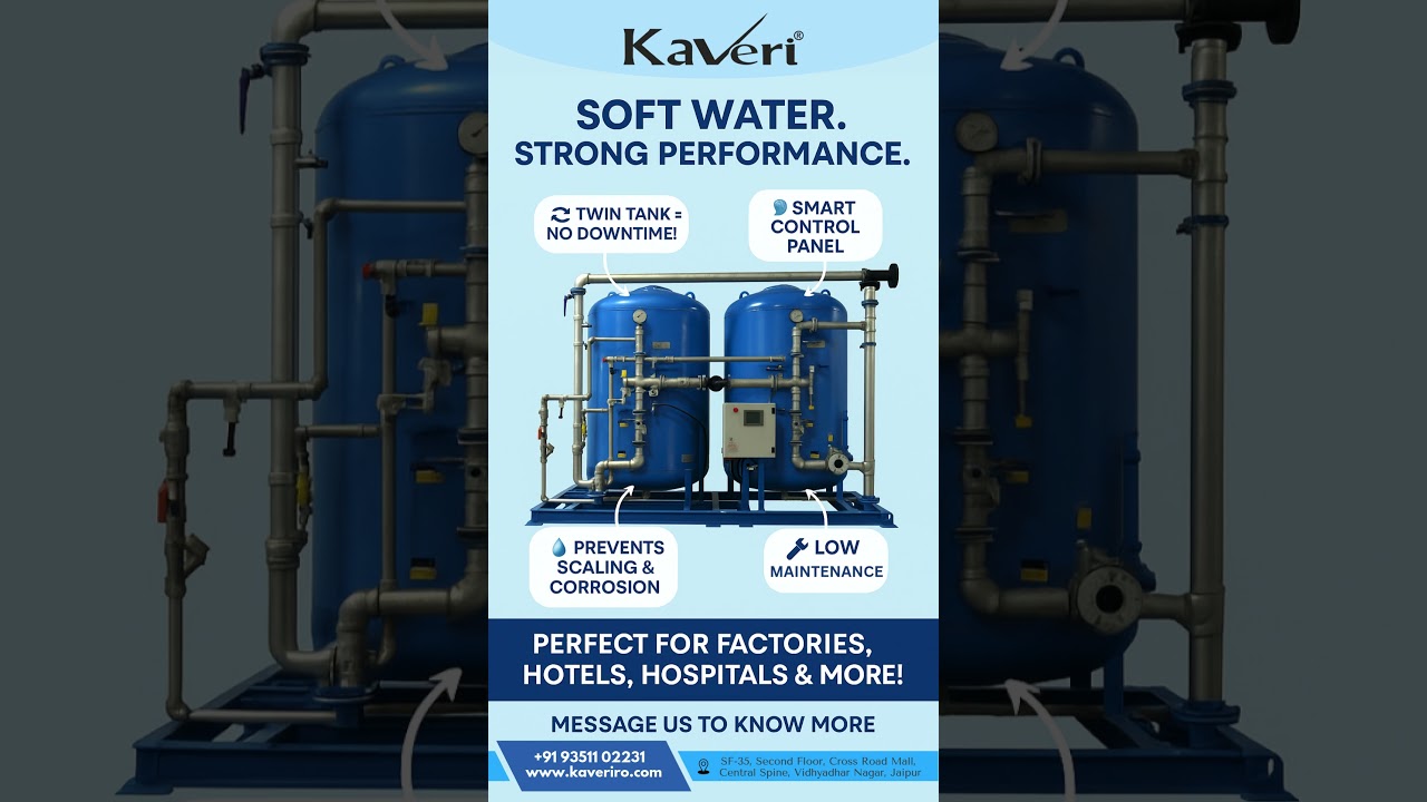 Industrial Water Softener | Kaveri RO Systems