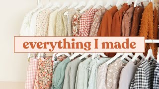 Everything I Made in 2021 (30+ Items!) | My MeMade Wardrobe