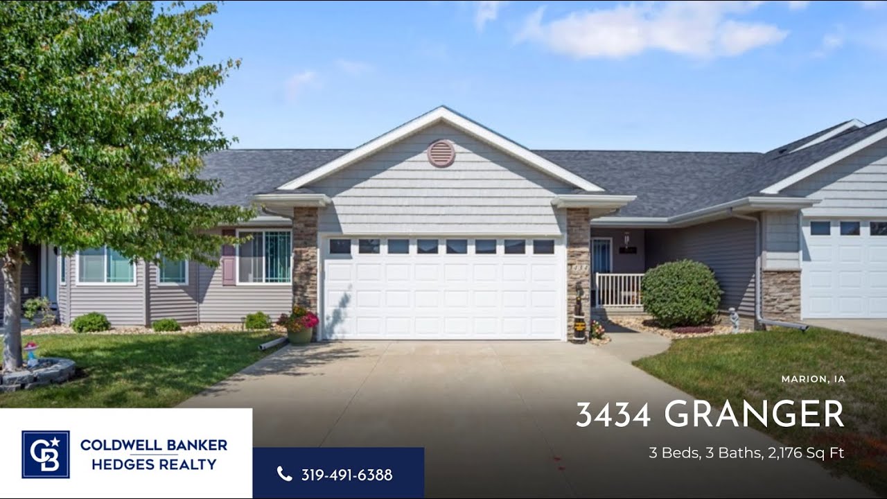 3434 GRANGER, MARION, IA MLS 2306075 Coldwell Banker Hedges Realty YouTube