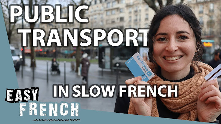 Public Transport in Paris in Slow French | Super Easy French 155