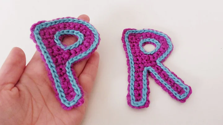 Easy Crochet Tutorial: Learn to Create Letter P and R!