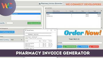 Pharmacy Invoice Generator in Python | Tkinter Billing System with Excel, PDF & Thermal Print