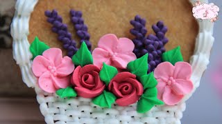 Cómo hacer flores de ROYAL ICING  ROYAL ICING FLOWERS TUTORIAL  Priscila's Cookies