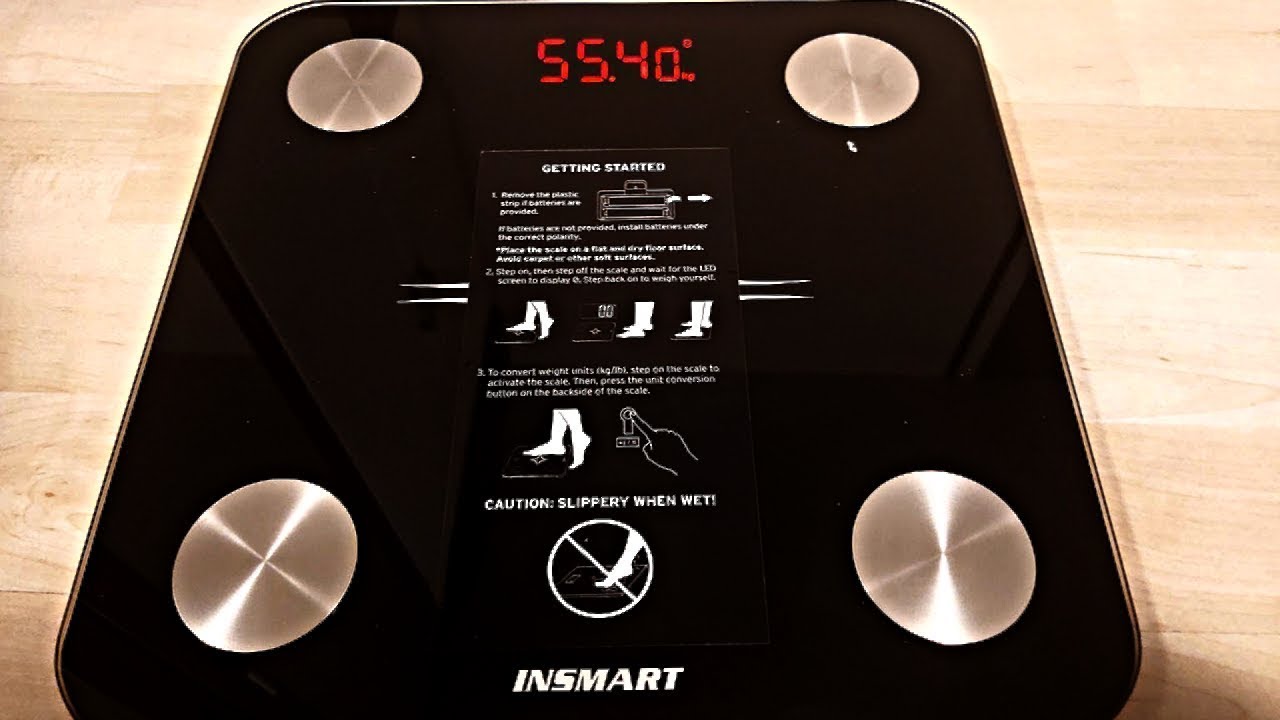 INSMART Body Weight Scale Balance Smart Digital Bathroom Scale