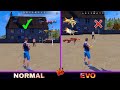 NORMAL GUN VS EVO GUN ABILITY TEST..