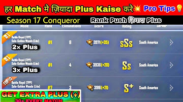 💥 Pubg Lite Maximum Plus Points Trick pubg mobile lite 30+ Plus Every Match Get More Plus Points