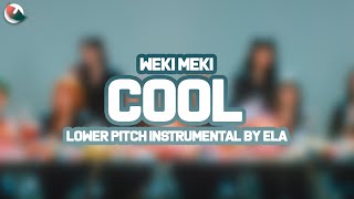 LOWER PITCH INSTRUMENTAL | WEKI MEKI - COOL