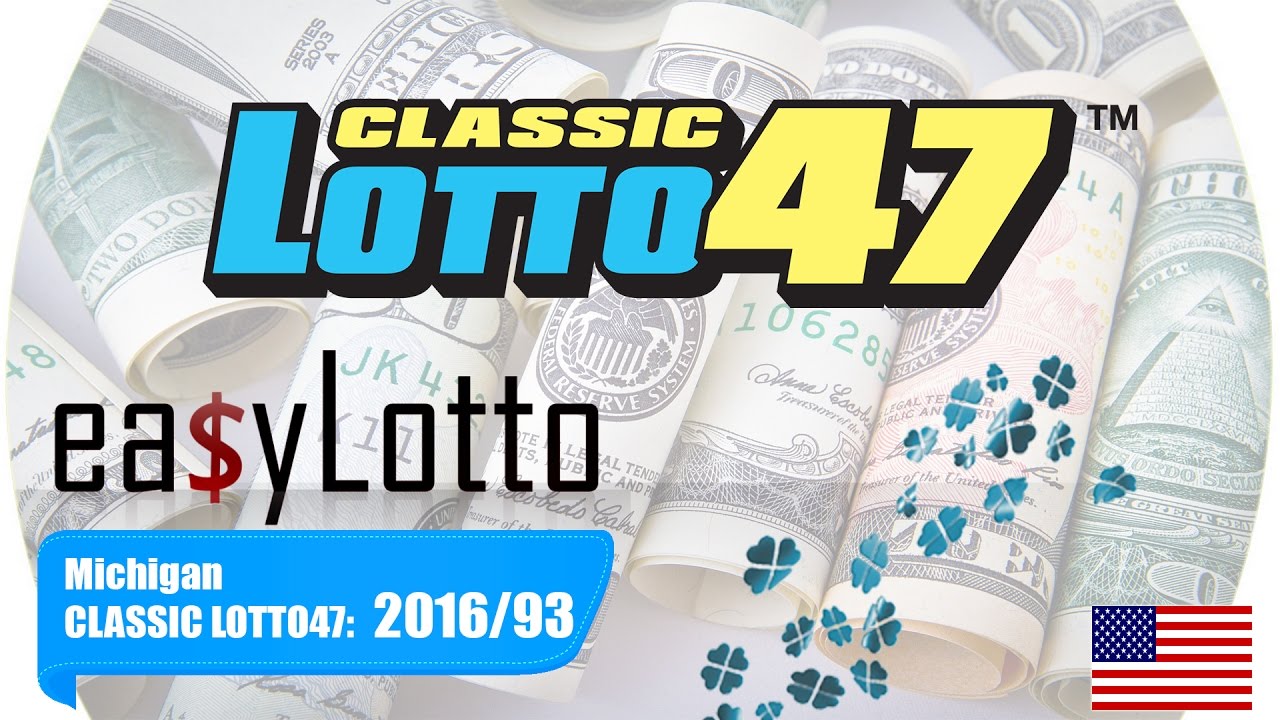 Michigan CLASSIC LOTTO 47 numbers Nov 19 2016 - YouTube