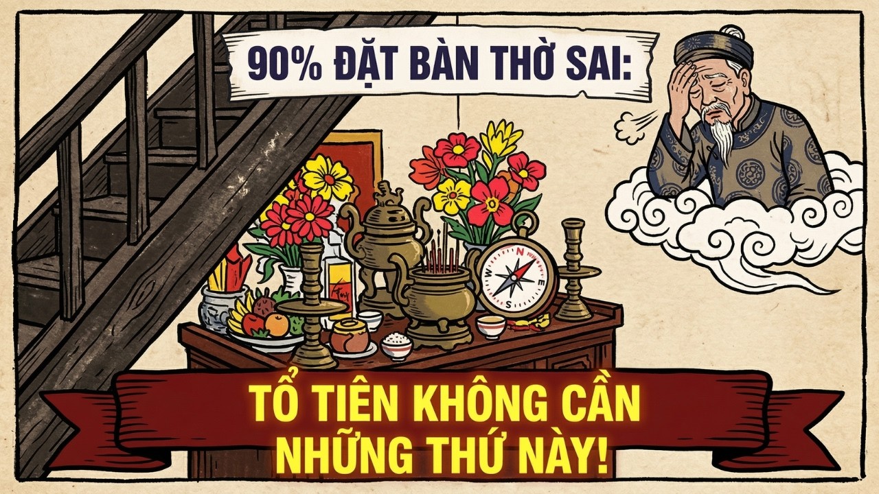 Giải Mã Bàn Thờ Gia Tiên: Vũ Trụ Thu Nhỏ & Sự Giả Dối Của 